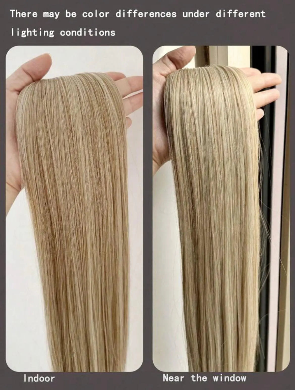 Clip In Hair Extensions Blonde Long Straight Hair Extension - Labelle Boutique Hair