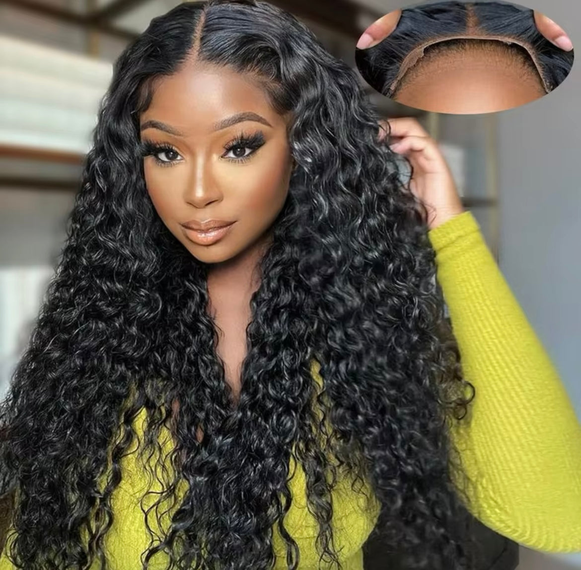 Glueless Wigs Human Hair Deep Wave Lace Front Wigs Human Hair 4x4 Lace Closure Wigs Human Hair - Labelle Boutique Hair