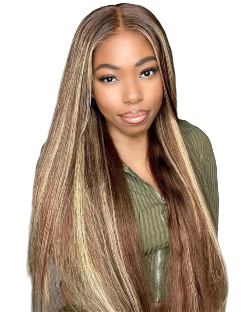 Ombre Glueless Wig Human Hair Bonde Straight HD 13x6 Lace Lace Frontal Wigs - Labelle Boutique Hair