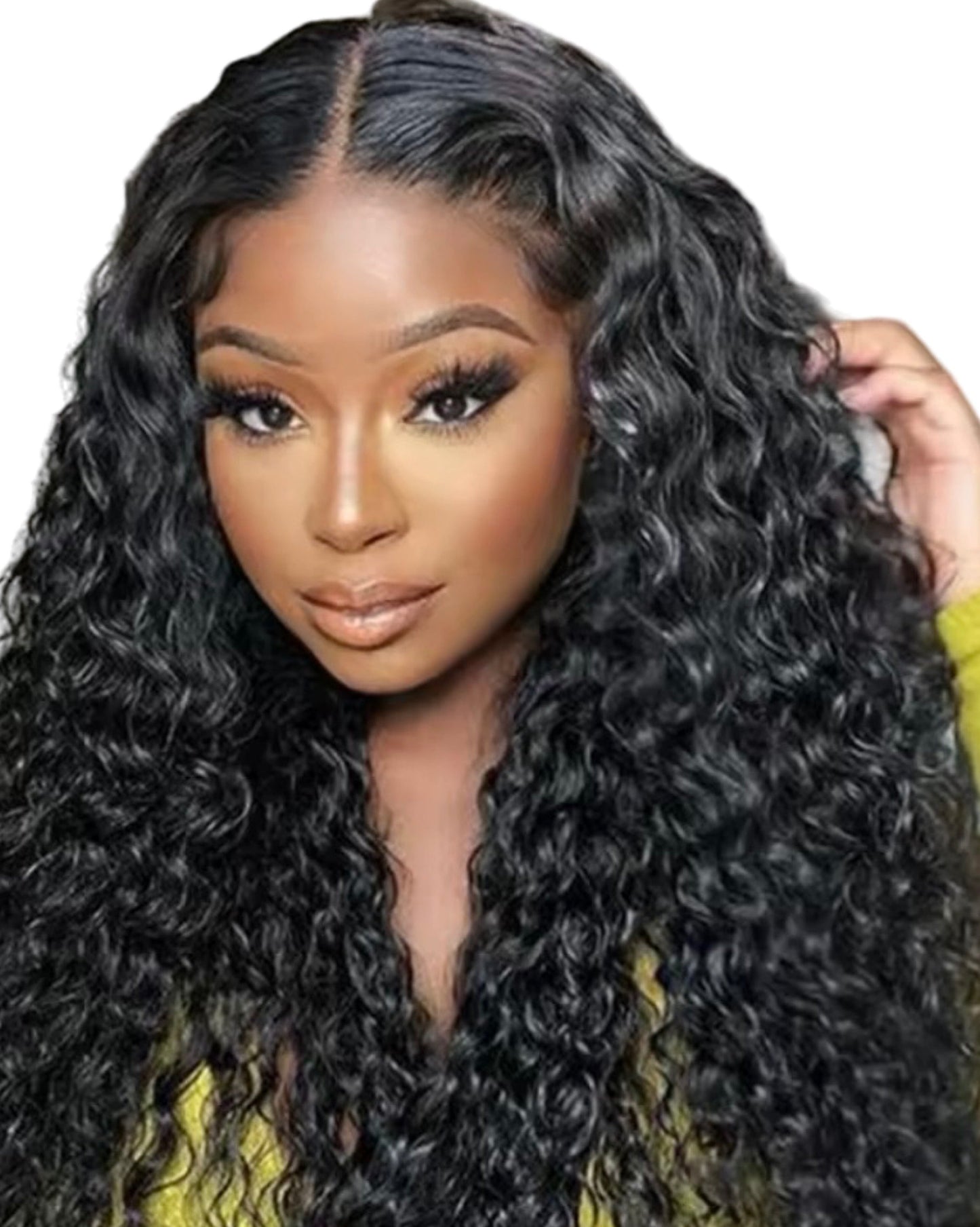 Glueless Wigs Human Hair Deep Wave Lace Front Wigs Human Hair 4x4 Lace Closure Wigs Human Hair - Labelle Boutique Hair