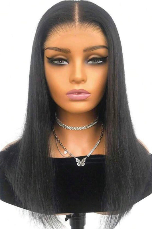 Lace Front Straight Bob Short Human Hair Wig - Labelle Boutique Hair