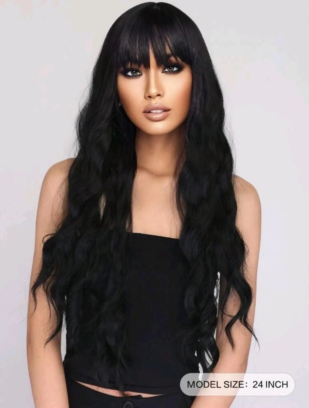 Wavy Wig Natural Wavy Wig Ladies Curly Wigs Layered Natural Long Anime Cosplay Wig Party Dress Up Costume Wig - Labelle Boutique Hair