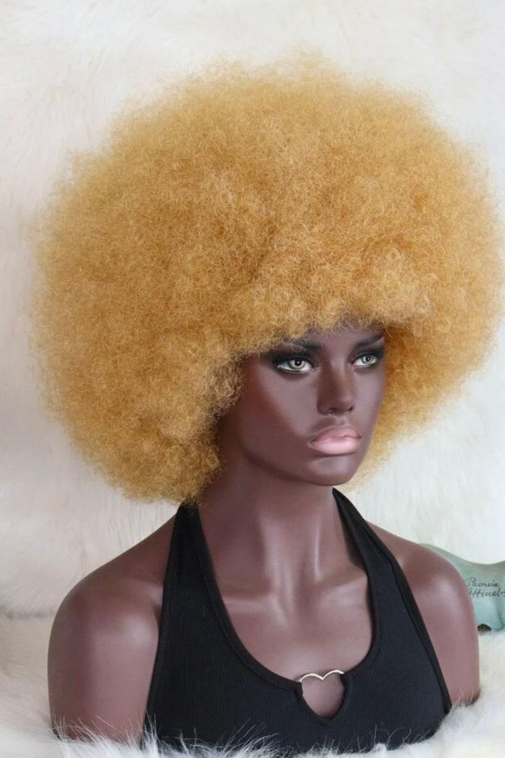 Afro Short Curly Synthetic Wig - Labelle Boutique Hair