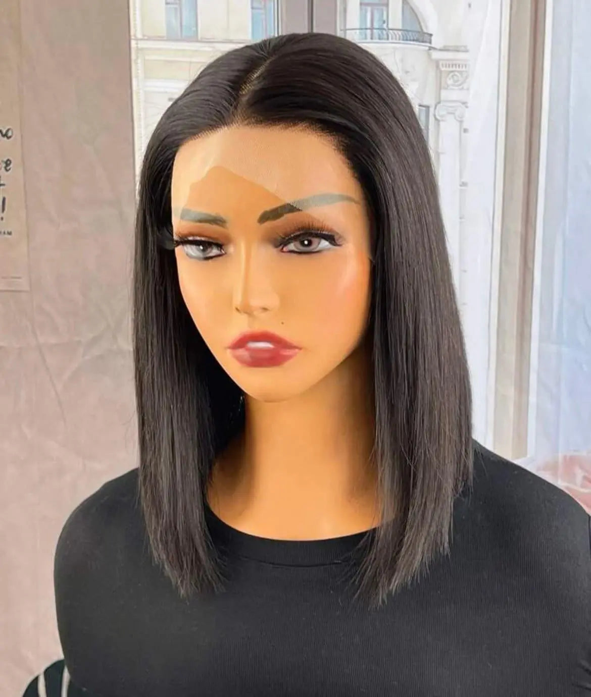 Lace Front Wig Human Hair Wigs Natural Black High Quality - Labelle Boutique Hair