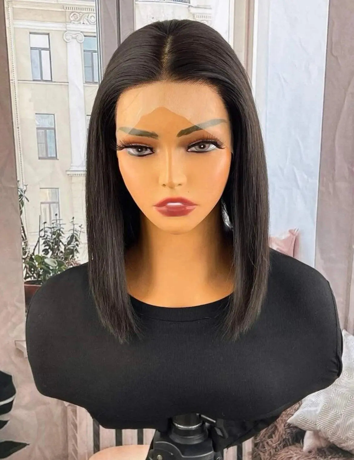 Lace Front Wig Human Hair Wigs Natural Black High Quality - Labelle Boutique Hair