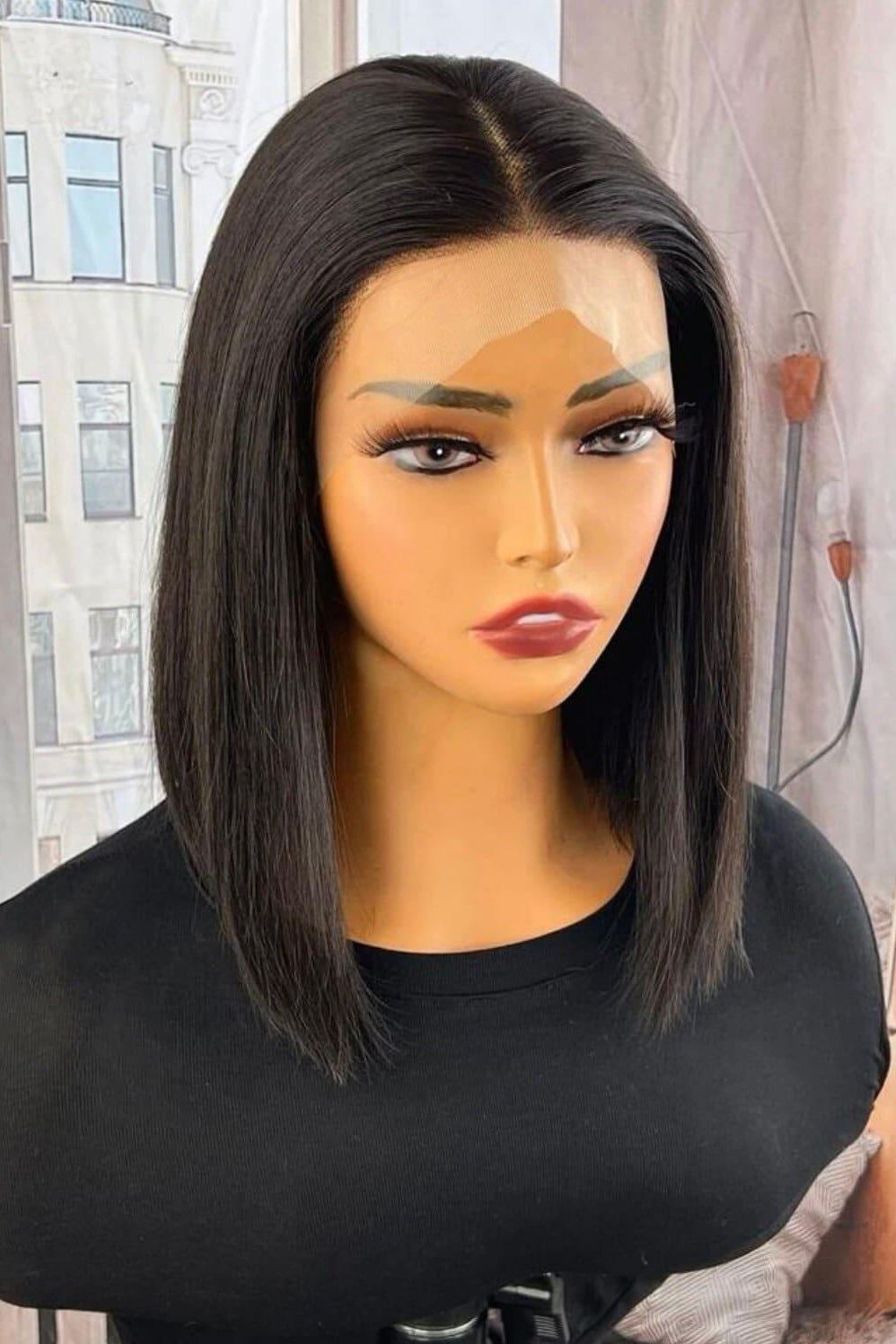 Lace Front Wig Human Hair Wigs Natural Black High Quality - Labelle Boutique Hair