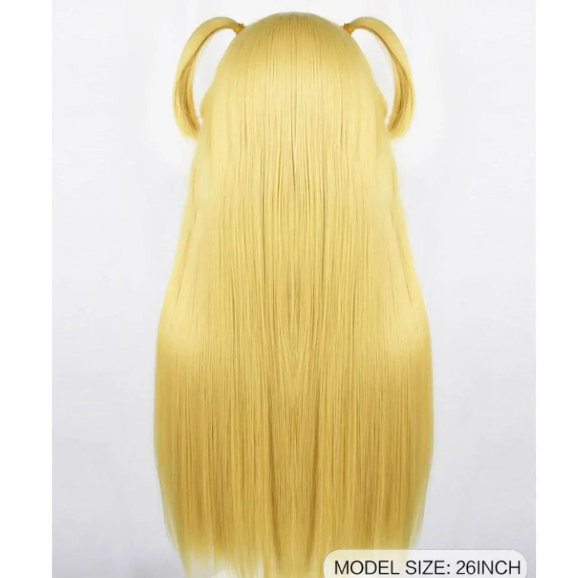 Long Straight Bangs Yellow Synthetic Wig Cosplay Wig- Misa Anime Halloween Wig - Labelle Boutique Hair