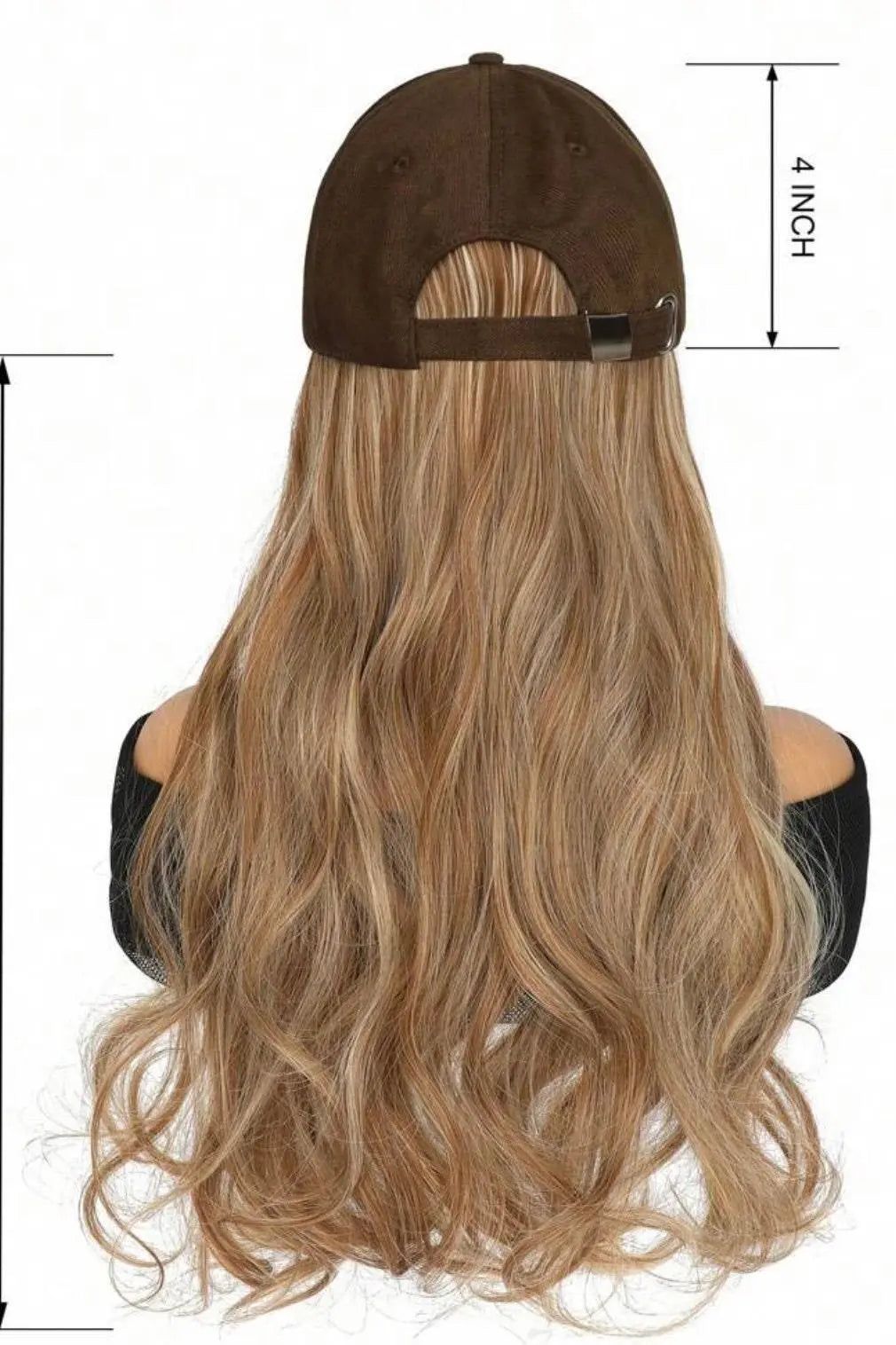 Synthetic Wig With Detachable Hat For Women Synthetic Fibers - Labelle Boutique Hair   Synthetic Wig With Detachable Hat For Women Synthetic Fibers 