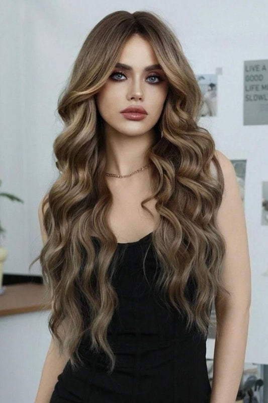 Long Middle Part Body Wavy Natural Looking - Labelle Boutique Hair wigs  Long Middle Part Body Wavy Natural Looking 